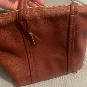 Vera Bradley pebble leather tote bag